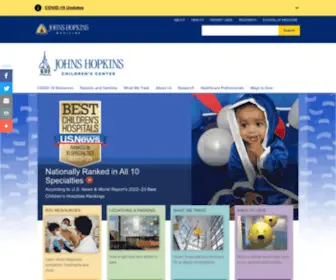 Hopkinschildrens.org(Johns Hopkins Children’s Center) Screenshot