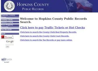 Hopkinscountyonline.net(Hopkins County) Screenshot