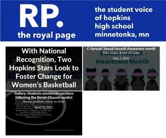 Hopkinsrp.org(The student news site of Hopkins High School) Screenshot