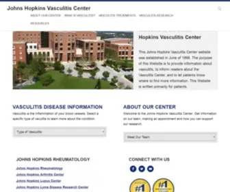 Hopkinsvasculitis.org(Johns Hopkins Vasculitis Center) Screenshot
