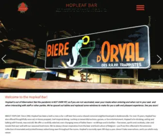 Hopleaf.com(Hopleaf Bar) Screenshot