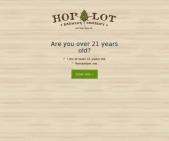 Hoplotbrewing.com(Hop Lot Brewing Co) Screenshot