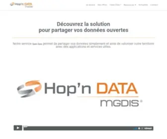Hopndata.fr(Diffusez vos donn) Screenshot
