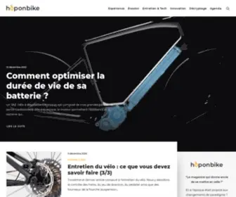 Hoponbike.fr(Magazine Hoponbike) Screenshot