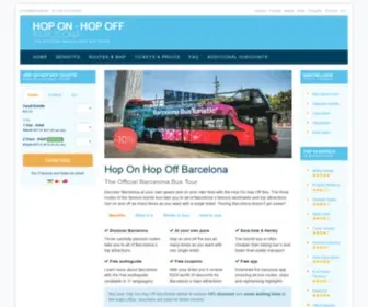 Hoponhopoffbarcelona.org(Enjoy Barcelona with our open) Screenshot
