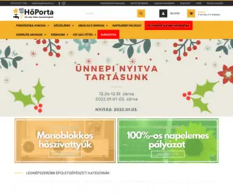 Hoporta.hu(Épületgépészet) Screenshot