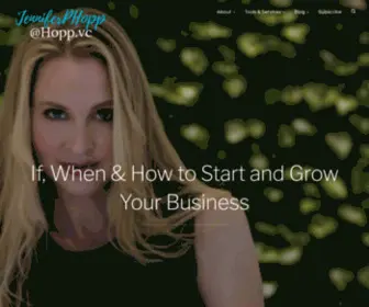 Hopp.vc(If, When & How to Start and Grow Your Business) Screenshot