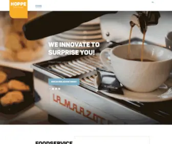 Hoppe.nl(Welkom op de website van de Hoppe Group) Screenshot