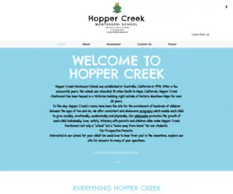 Hoppercreekmontessori.com(Hopper) Screenshot