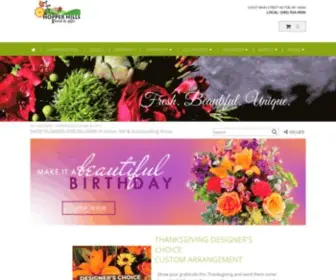 Hopperhills.com(Victor Florist) Screenshot