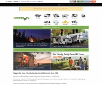 Hoppersrv.com(Hopper RV) Screenshot