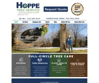 Hoppetreeservice.com(Hoppe Tree Service) Screenshot