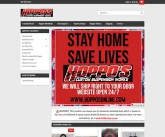 Hopposonline.com(Hoppos Online Vehicle Hydraulics and Air Suspension) Screenshot