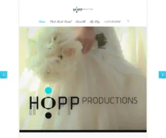 Hoppproductions.com( photo booth hire) Screenshot