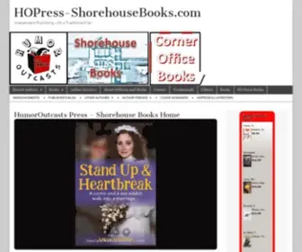 Hopress-Shorehousebooks.com(Independent Publishing with a Traditional Flair) Screenshot