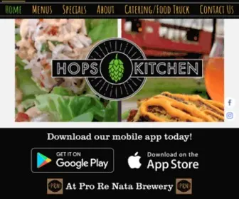 Hops-Kitchen.com(Hops Kitchen) Screenshot