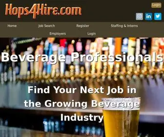 Hops4Hire.com(Beverage Industry) Screenshot