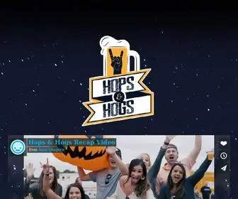 Hopsandhogsfest.com(Hops and Hogs Festival) Screenshot
