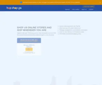 Hopshopgo.com(Shop Online & Ship Internationally) Screenshot
