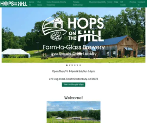 Hopsonthehillbrewery.com(Hopsonthehillbrewery) Screenshot