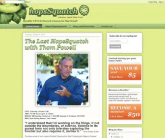 Hopssquatch.com(Bigfoot and Beer Speaker Series) Screenshot