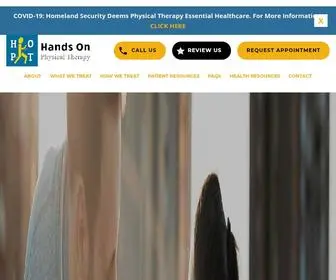 Hopt-Wellness.com(Physical Therapy Cary) Screenshot