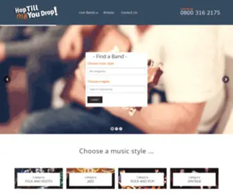 Hoptiludrop.co.uk(Hop Till You Drop) Screenshot