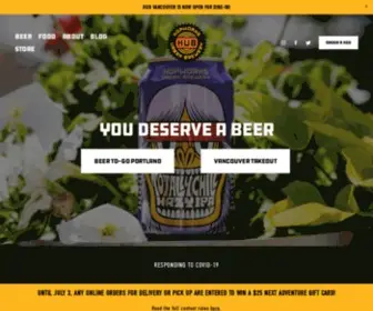 Hopworksbeer.com(Hopworks Urban Brewery) Screenshot