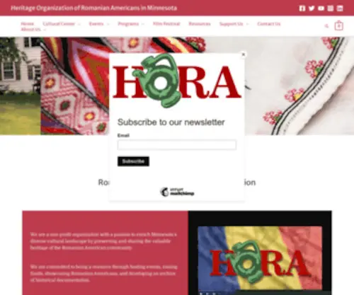 Hora-MN.org(Preserving Romanian) Screenshot