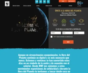 Horadelplaneta.es(La Hora del Planeta) Screenshot