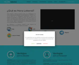 Horalaboral.com(Registra y controla diariamente tu jornada laboral con Hora LaboralHora Laboral) Screenshot