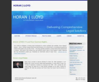 Horanlegal.com(Horan Legal) Screenshot