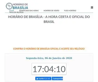 Horariodebrasilia.com.br(Hor) Screenshot