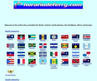 Horariodeferry.com(Ferry timetable for North) Screenshot