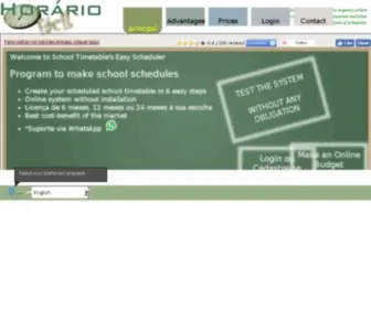 Horariofacil.com(Program to create school schedules) Screenshot