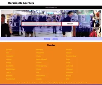 Horarios-DE-Apertura.es(Horarios De Apertura) Screenshot