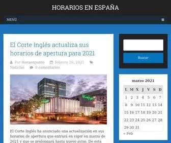 Horariosenespana.es(Horarios En España) Screenshot