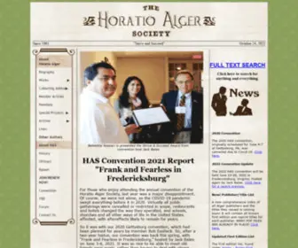 Horatioalgersociety.net(The Horatio Alger Society) Screenshot