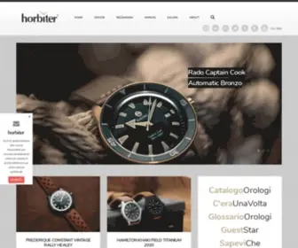 Horbiter.com(Il magazine di orologi leader in Italia) Screenshot