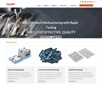 Hordrt.com(Rapid Tooling and Low Volume Production) Screenshot