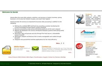 Horeb.com(Business Transaction Processing) Screenshot