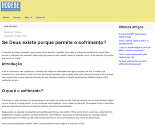 Horebe.com(Horebe) Screenshot