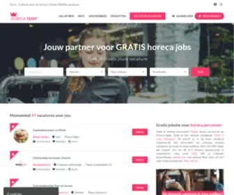Horeca-Team.be(Horeca jobs) Screenshot