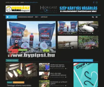 Horgaszmania.hu(Horgász Magazin) Screenshot