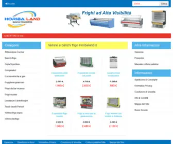 Horibaland.it(Banchi frigo murali murale latticini e vetrine refrigerate) Screenshot