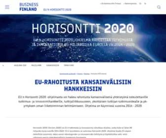 Horisontti2020.fi(Horisontti 2020 lyhyesti) Screenshot