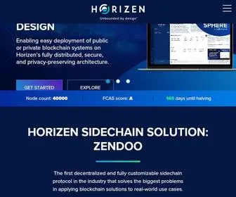 Horizen.io(Cryptocurrency and Sidechain Platform) Screenshot