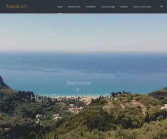 Horizonapartmentscorfu.gr(Horizon Apartments Corfu) Screenshot