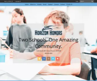 Horizonclc.org(Horizon Community Learning Center (HCLC) in Phoenix) Screenshot