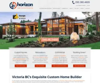 Horizoncontracting.ca(Custom Home Builders Victoria BC) Screenshot